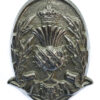 Scottish Police Forces Chrome Cap Badge - King's Crown