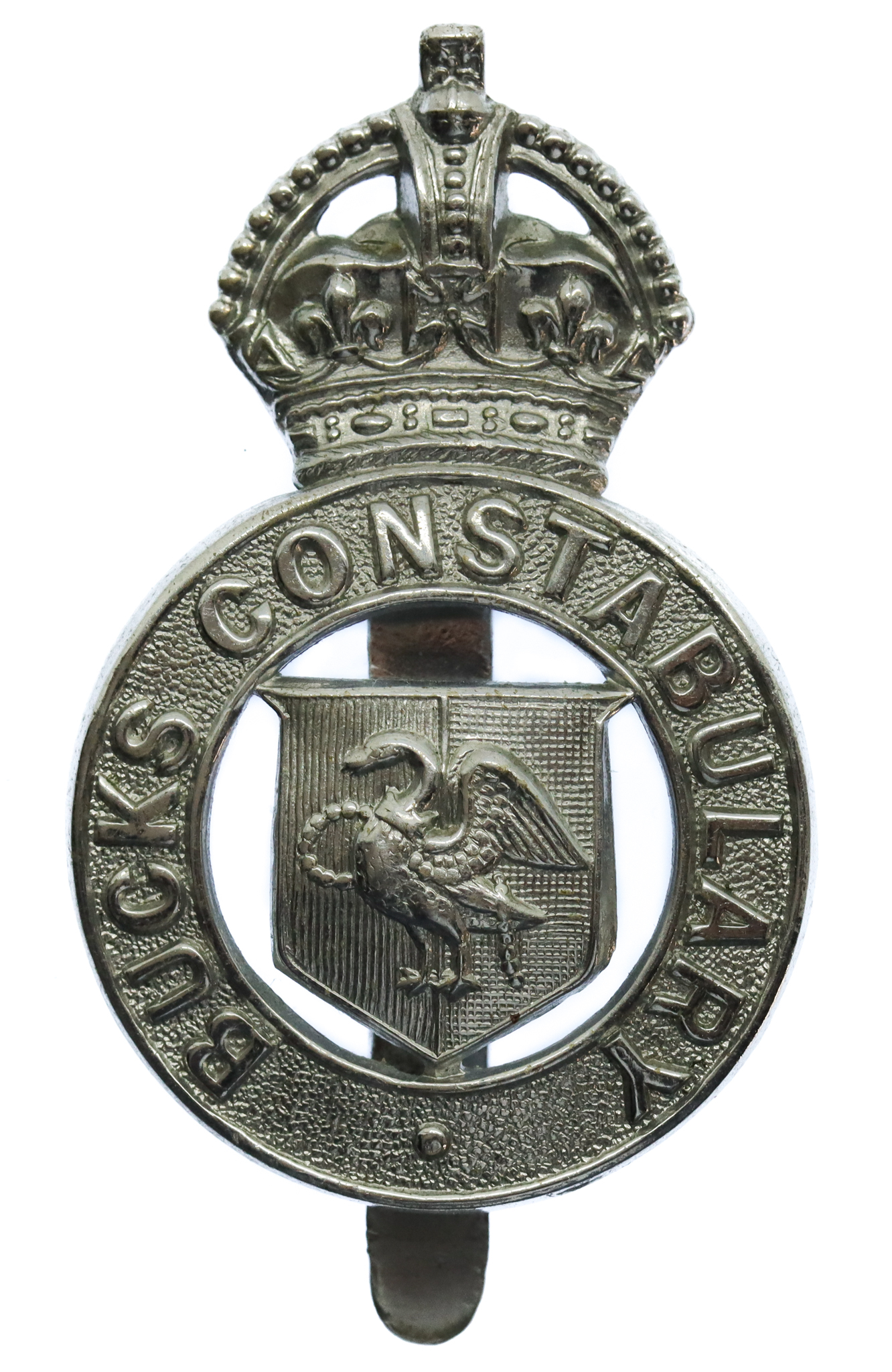 Buckinghamshire Constabulary Cap Badge - King's Crown