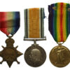 WW1 1914-15 Star Medal Trio - Pte. G. Fethers, Liverpool Regiment