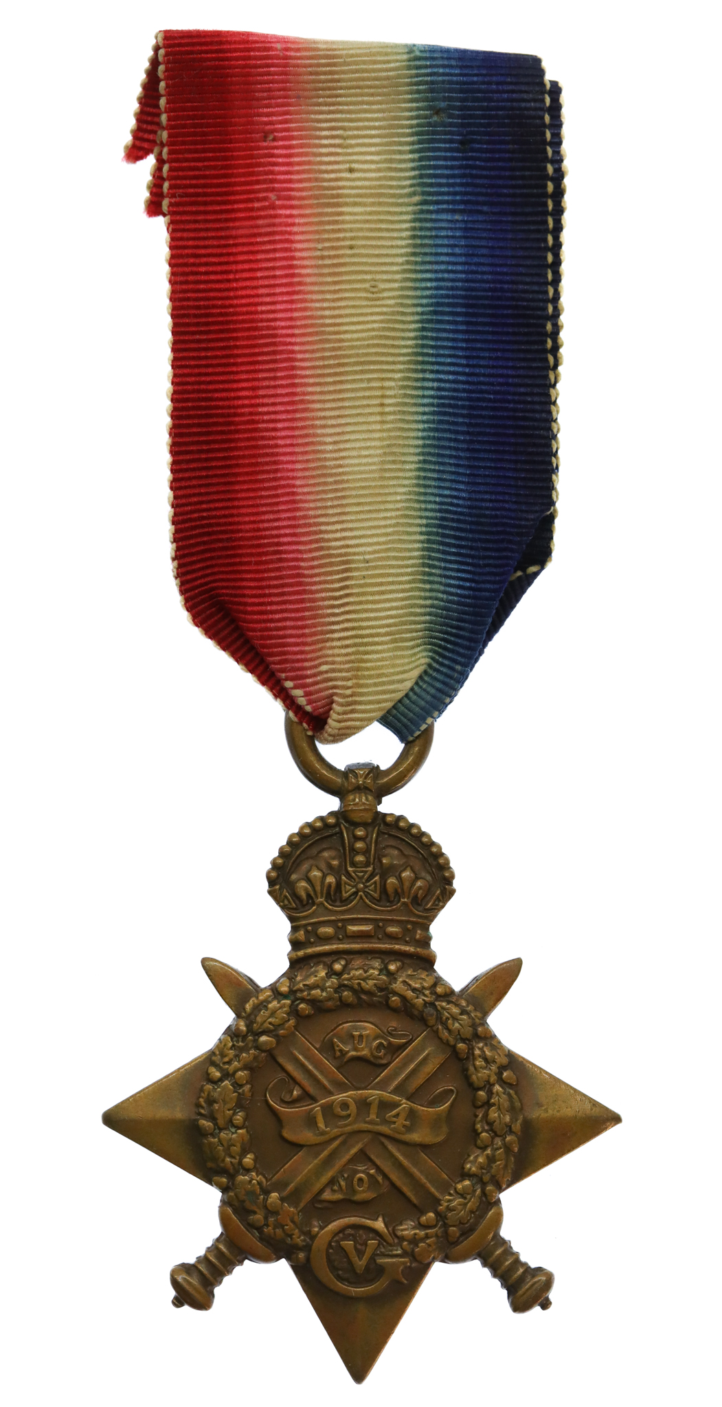 WW1 1914 Mons Star - Pte. W. O'Donnell, 2nd Bn. South Lancashire Regiment - K.I.A. 24/10/14