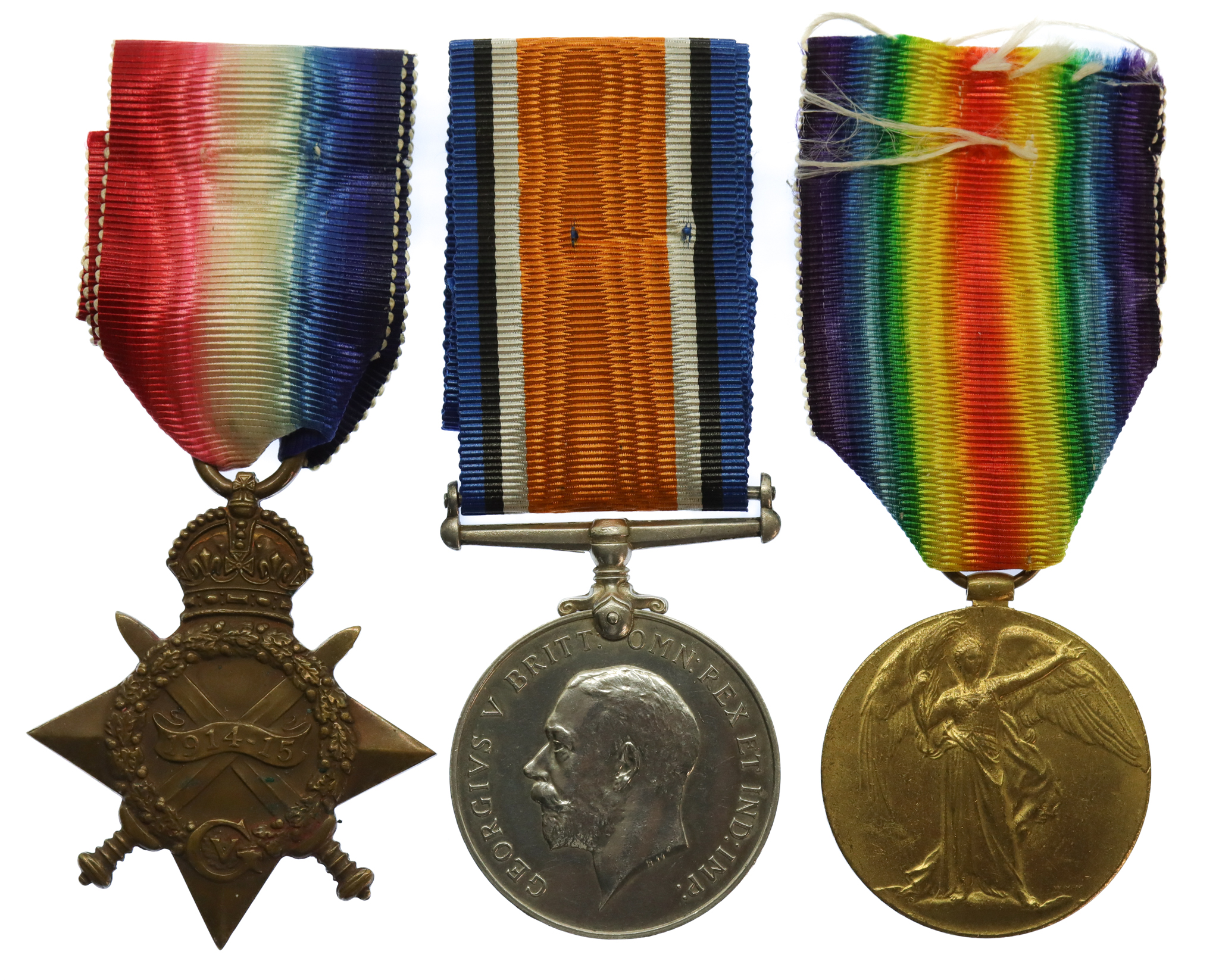 WW1Relief of Kut Casualty 1914-15 Star Medal Trio - Pte. B. Davies, 6th Bn. South Lancashire Regiment - Died of Wounds, 19/4/16