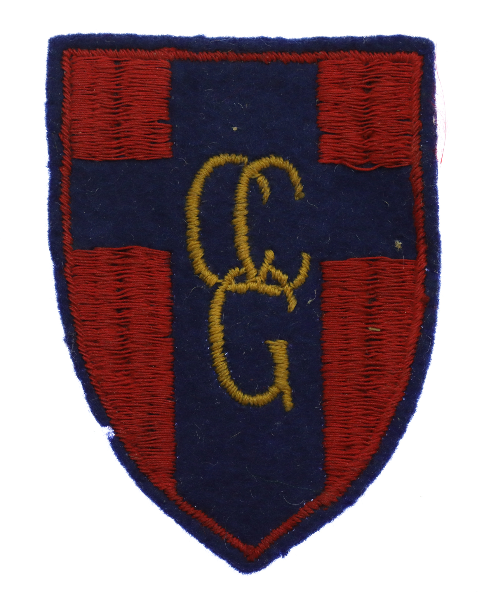 Control Commission Germany (C.C.G.) Cloth Formation Sign