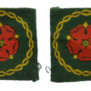 Pair of Lancashire & Border District Printed Formation Signs