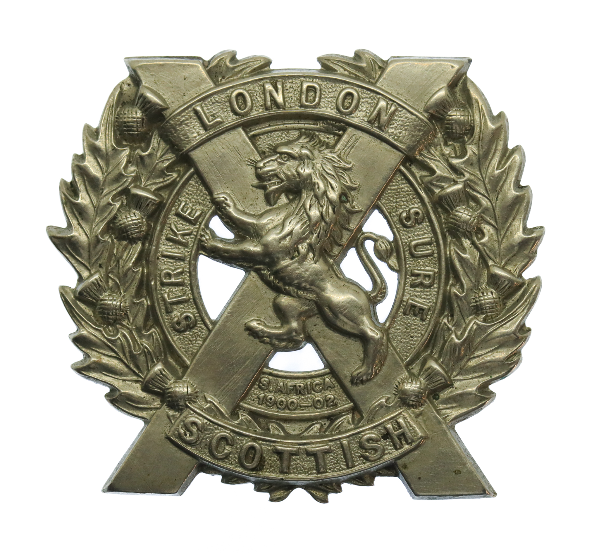 14th County of London Bn. (London Scottish) London Regiment Sporran Badge