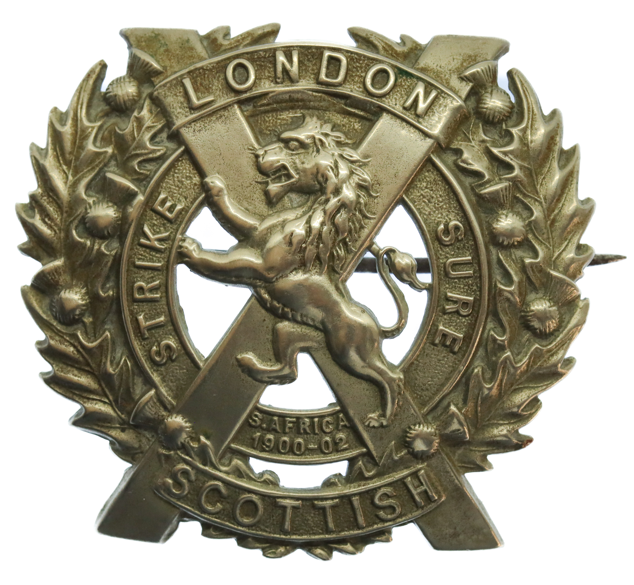 14th County of London Bn. (London Scottish) London Regiment Cap Badge
