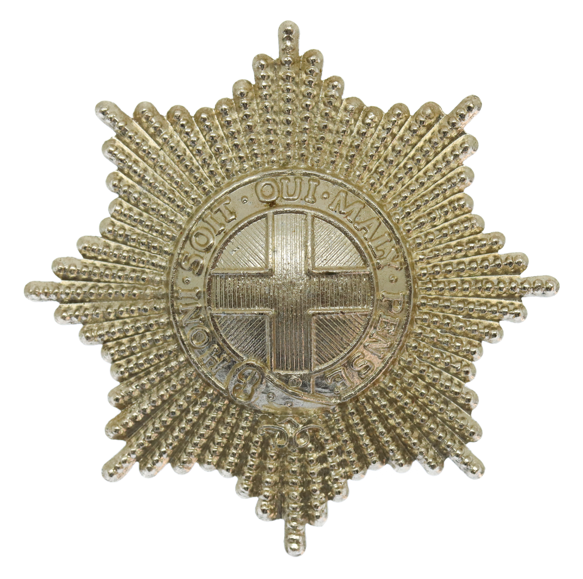 Coldstream Guards Anodised (Staybrite) Cap Badge