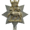 The Queen's Royal Surrey Regiment Anodised (Staybrite) Cap Badge