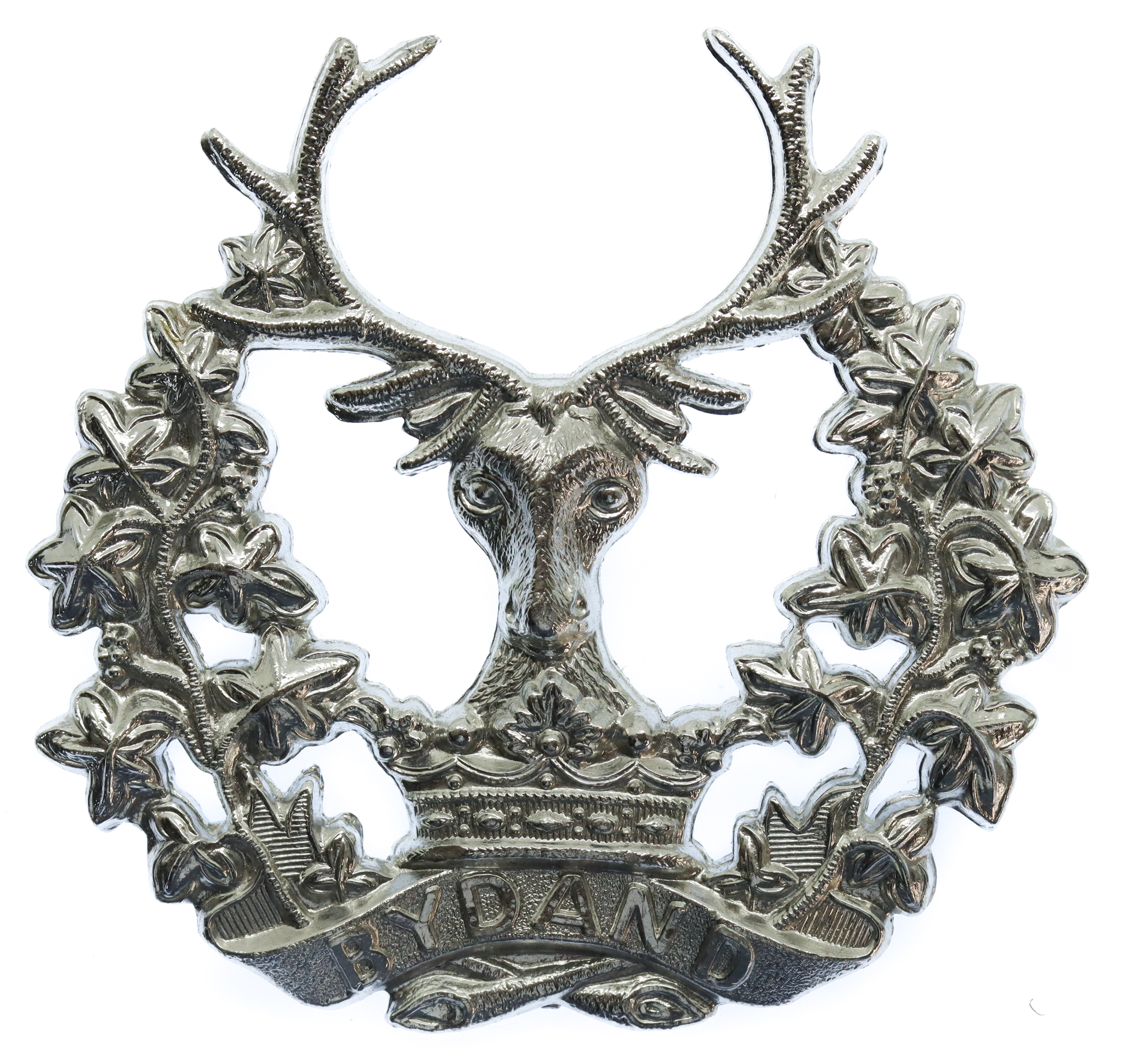 Gordon Highlanders Anodised (Staybrite) Cap Badge