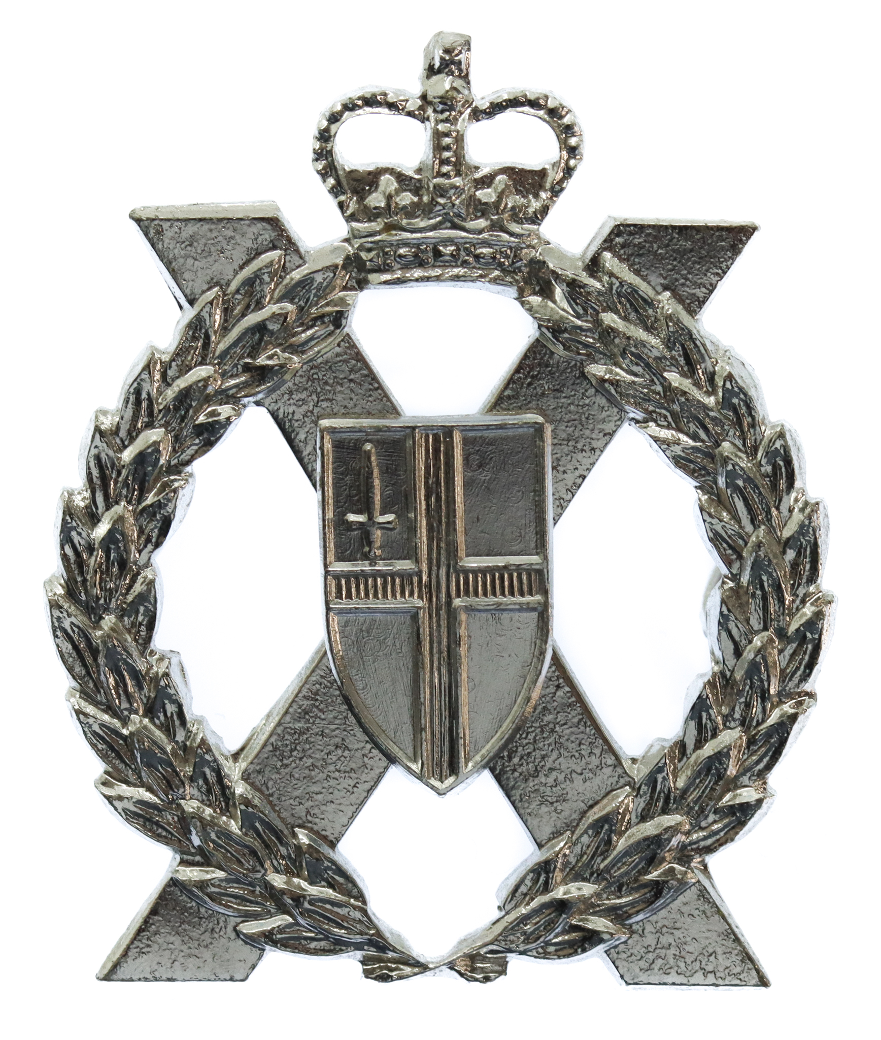 London Territorials Anodised (Staybrite) Cap Badge