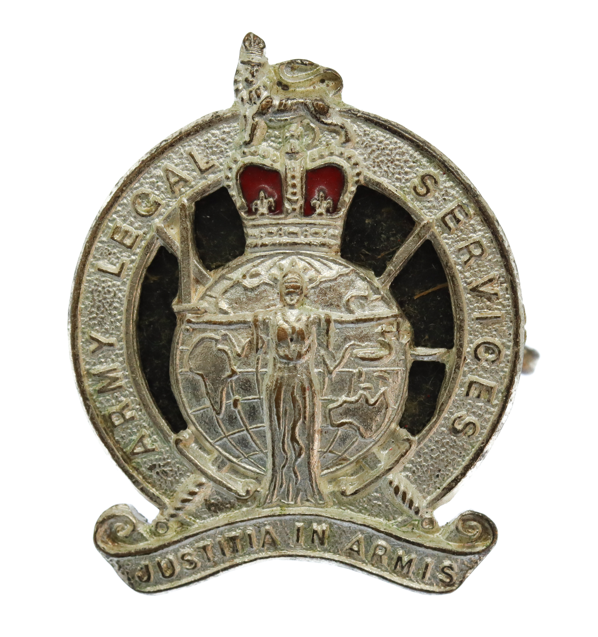 Army Legal Services Cap Badge - Queen's Crown