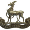 Royal Warwickshire Regiment Volunteer Battalions White Metal Cap Badge