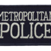 Metropolitan Police Cloth Patch Badge (Blue)