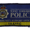 West Yorkshire Police Community Support Officer Traffic Cloth Patch Badge