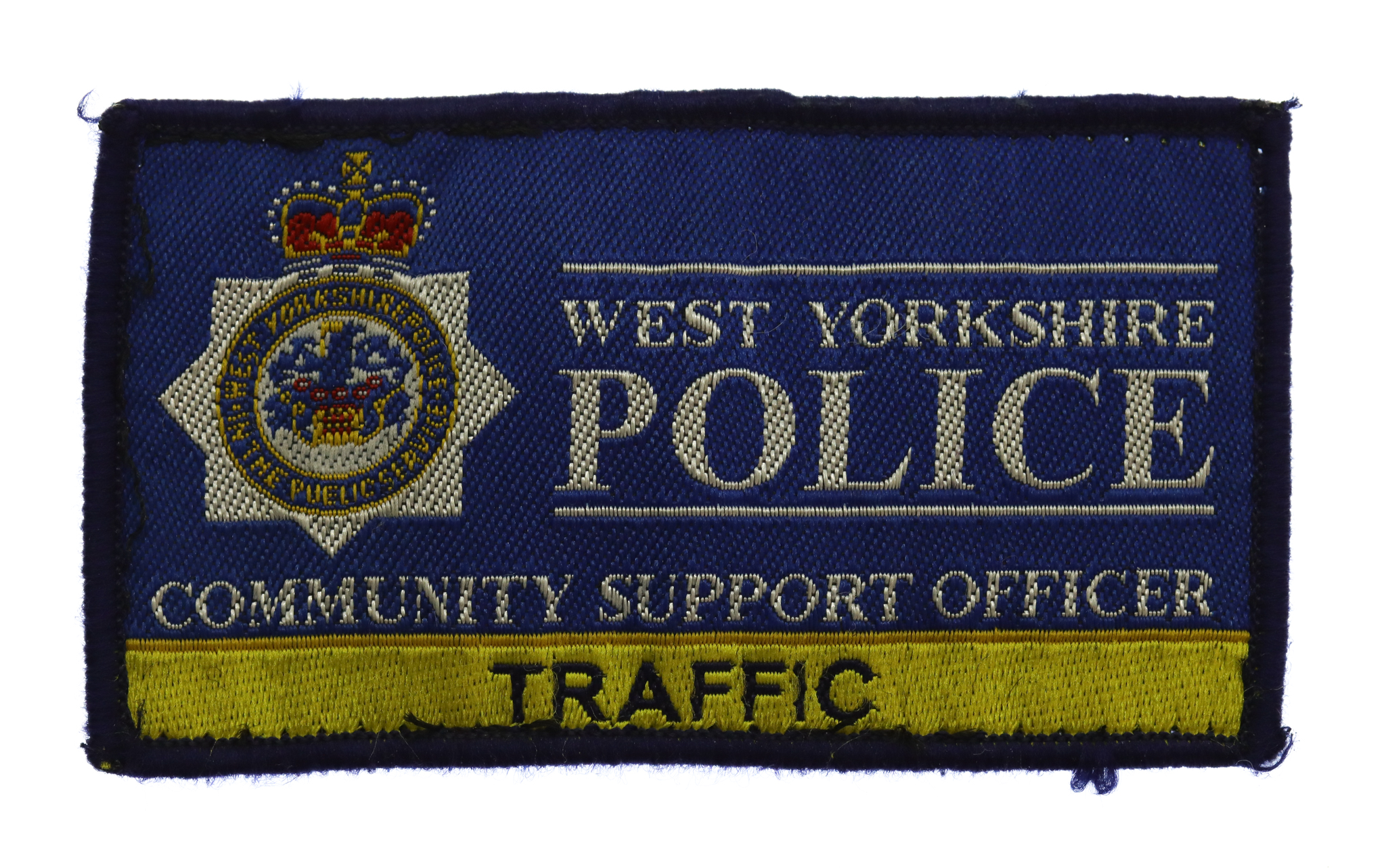 West Yorkshire Police Community Support Officer Traffic Cloth Patch Badge