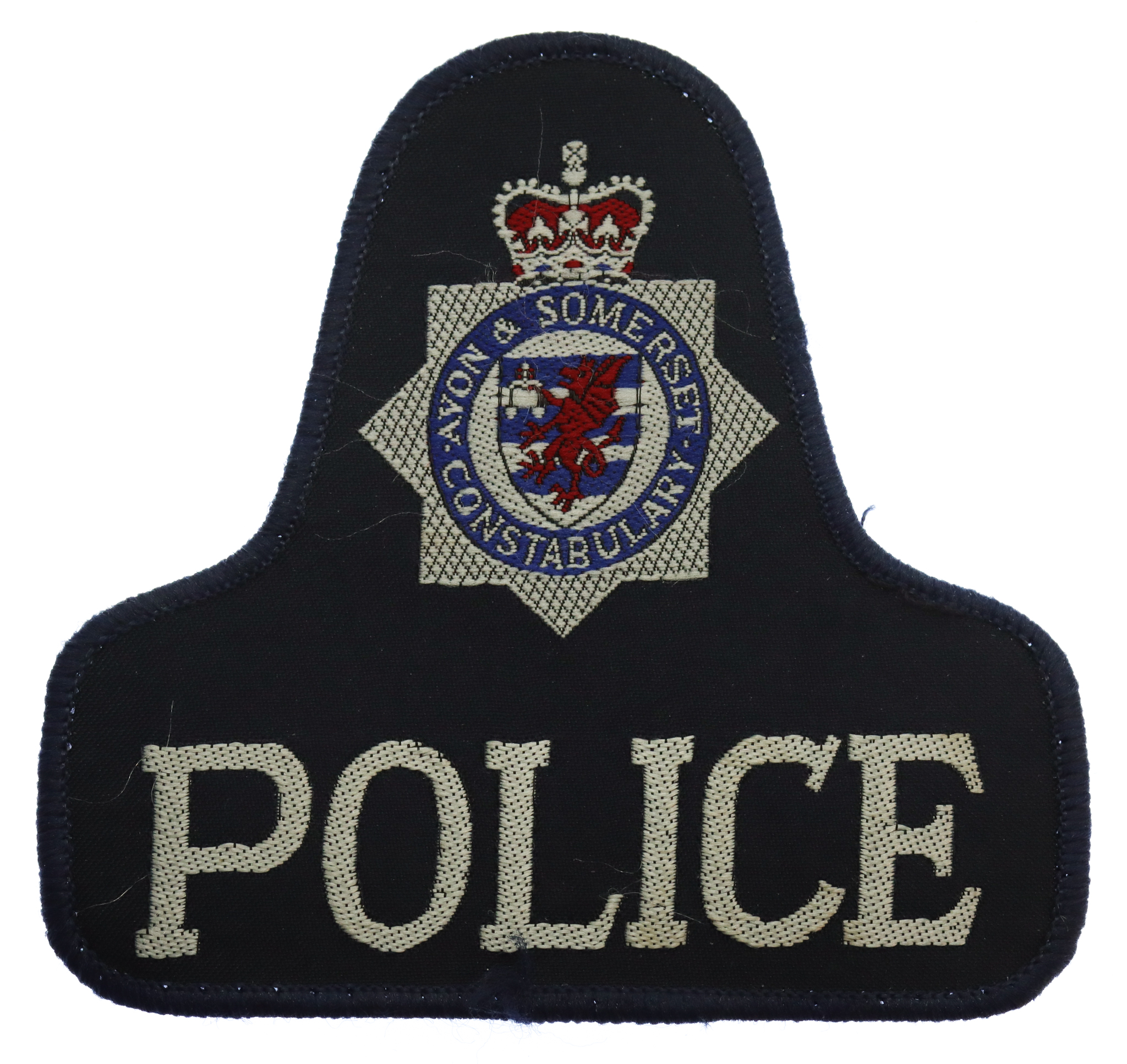 Avon & Somerset Constabulary Police Cloth Bell Patch Badge