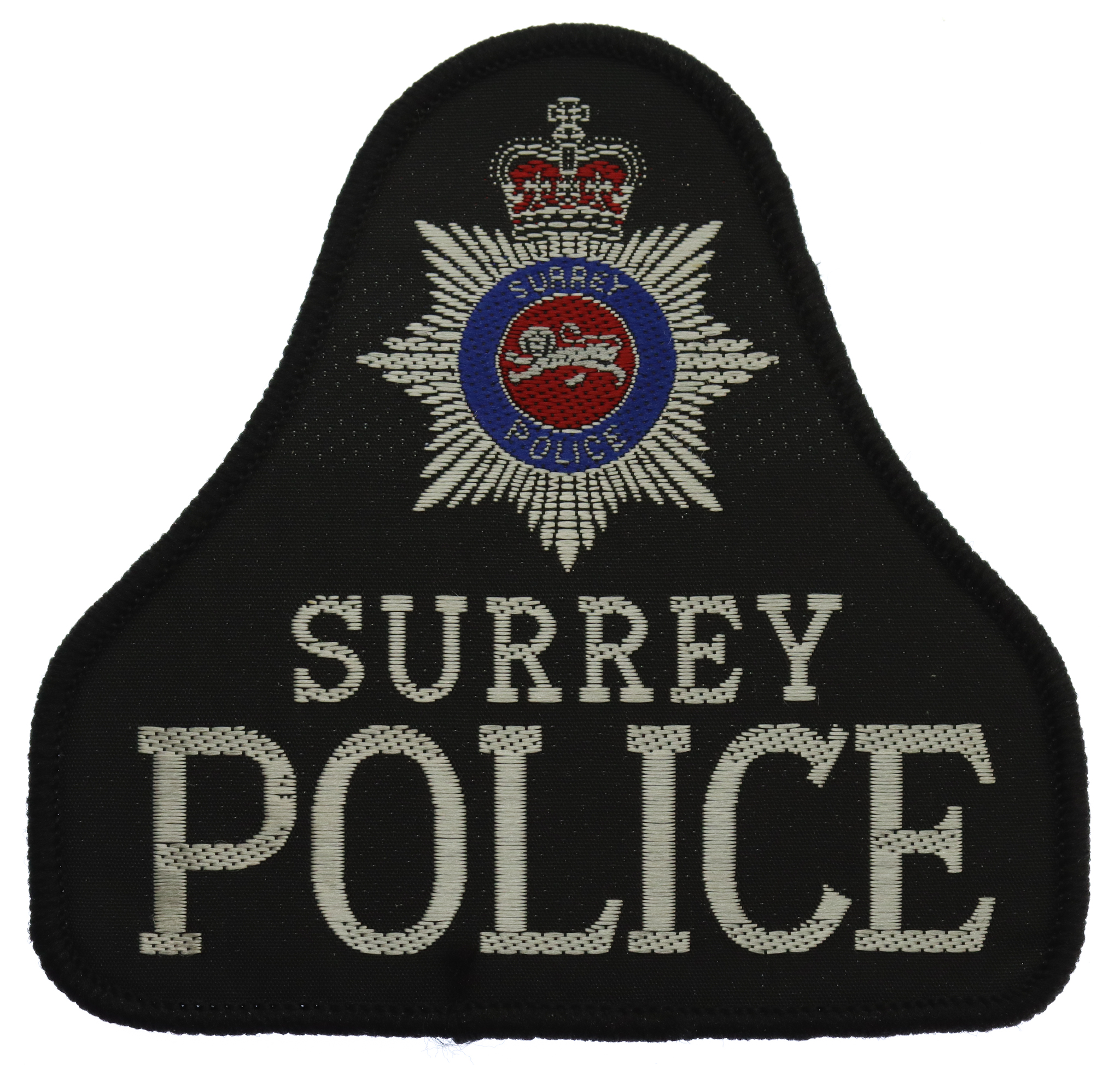 Surrey Police Cloth Bell Patch Badge
