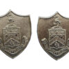 Pair of Burnley Borough Police Chrome Collar Badges