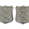 Pair of Hull City Police Collar Badges