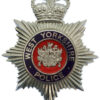 West Yorkshire Police Enamelled Helmet Plate - Queen's Crown