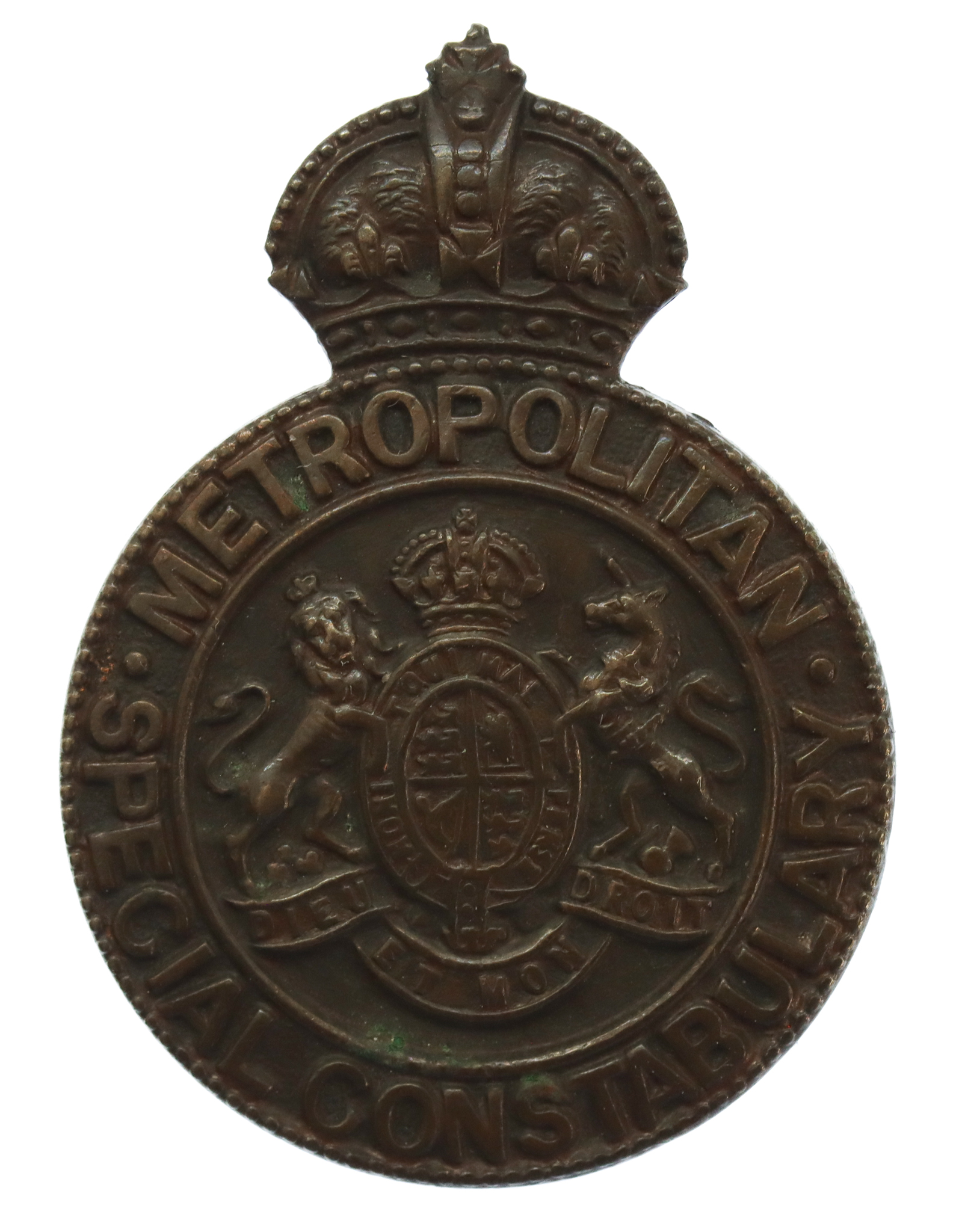 Metropolitan Police Special Constabulary Lapel Badge - King's Crown