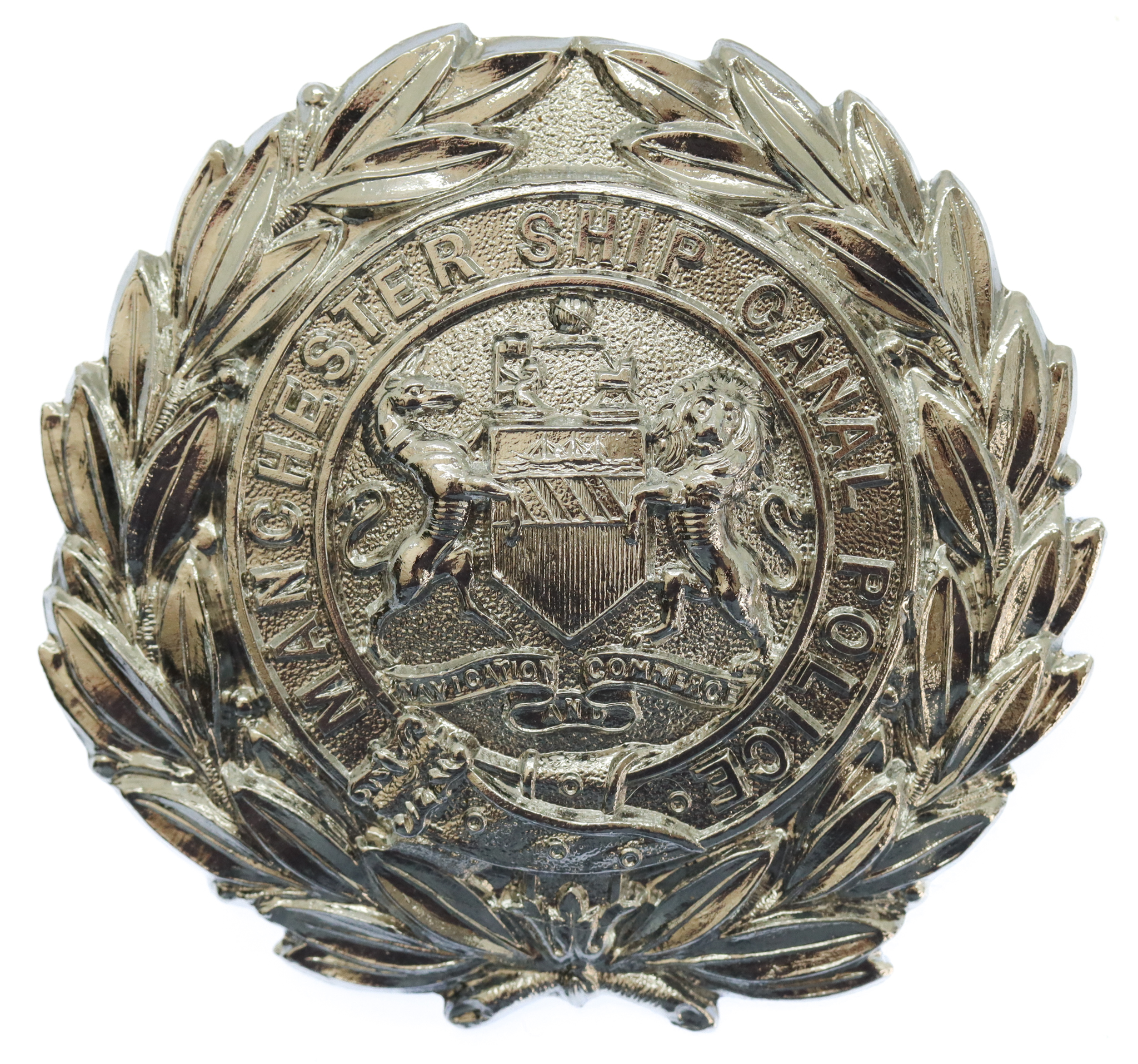 Manchester Ship Canal Police Helmet Plate/ Cap Badge
