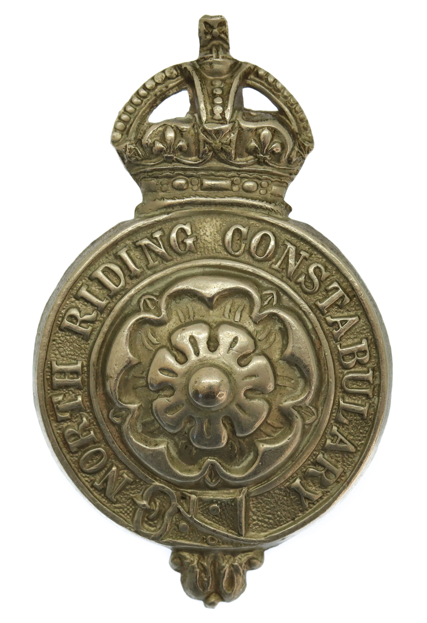 North Riding Constabulary Kepi/Cap Badge - King's Crown