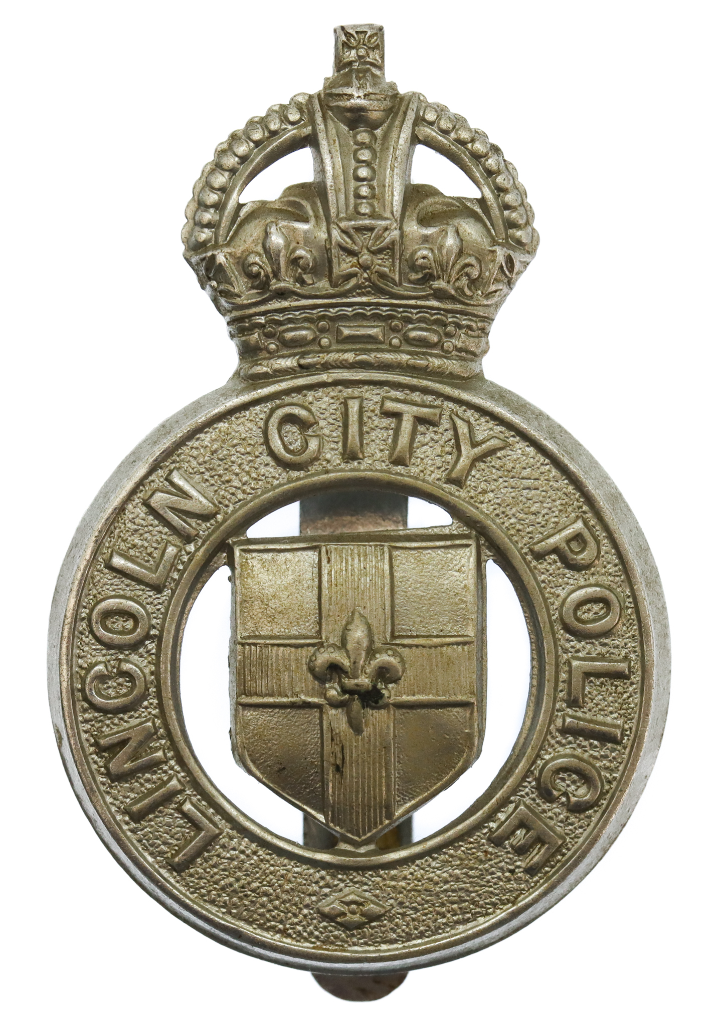 Lincoln City Police Cap Badge - King's Crown