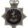 Kent County Constabulary Enamelled Cap Badge - Queen's Crown