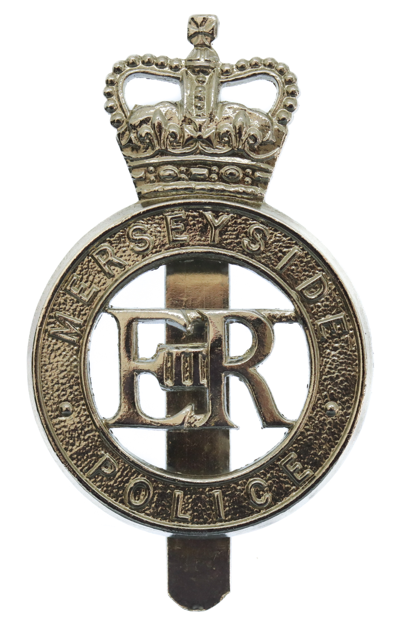 Merseyside Police Cap Badge - Queen's Crown 