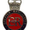Greater Manchester Police Enamelled Cap Badge - Queen's Crown