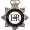 Metropolitan Police Senior Officer's Enamelled Cap Badge - Queen's crown