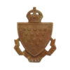 Cornwall Constabulary White Metal Collar Badge - King's Crown