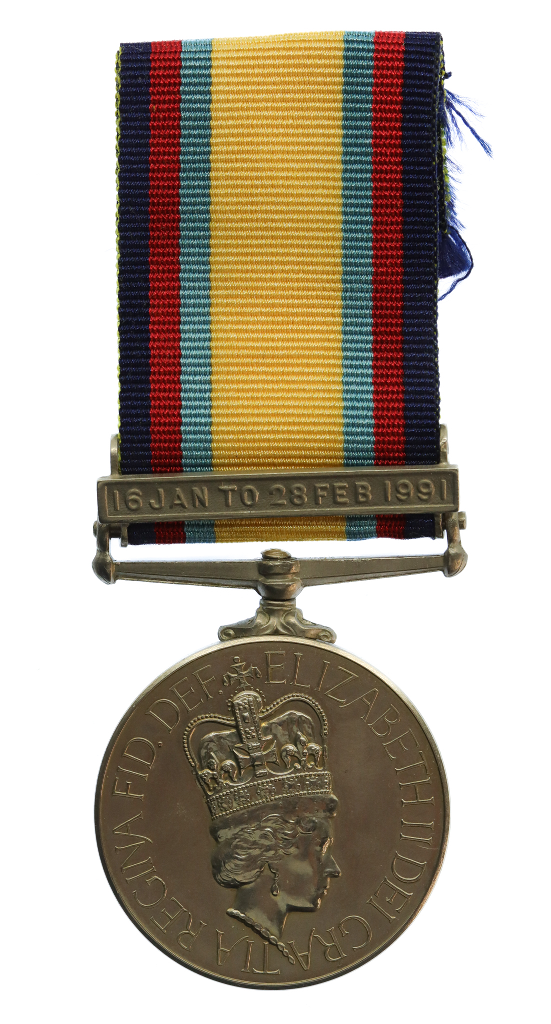 Gulf Medal 1990-1991 (Clasp - 16 Jan to 28 Feb 1991) - Mr. P.G. Weeks, British Aerospace Systems