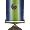 South Atlantic Medal 1982 (with Rosette) - QM. A.R. Roach, Royal Fleet Auxiliary Engadine