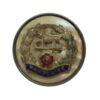 Hampshire Regiment Mother of Pearl & Silver Rim Sweetheart Brooch