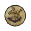 The King's (Liverpool) Regiment Mother of Pearl & Silver Rim Sweetheart Brooch