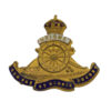 Royal Artillery Enamelled Sweetheart Brooch - King's Crown