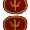 Pair of 44th (Home Counties) Division Cloth Formation Signs (3rd Pattern)