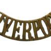 Victorian King's (Liverpool) Regiment (LIVERPOOL) Shoulder Title