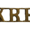 King's Royal Rifle Corps (K.R.R.) Shoulder Title