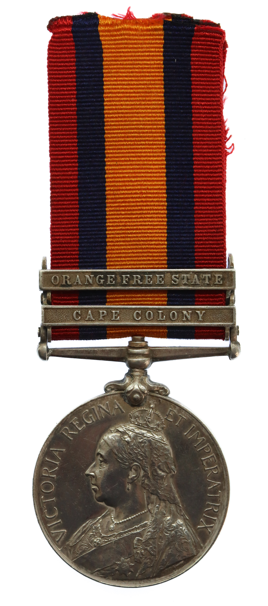 Queen's South Africa Medal (2 Clasps - Cape Colony, Orange Free State) - Pte. J. McCrory, South Lancashire Regiment