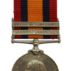 Queen's South Africa Medal (2 Clasps - Tugela Heights, Relief of Ladysmith) - Pte. W. Cook, South Lancashire Regiment