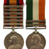 Queen's South Africa (6 Clasps) and King's South Africa (2 Clasps) Medal Pair - Pte. W. Mills, Middlesex Regiment