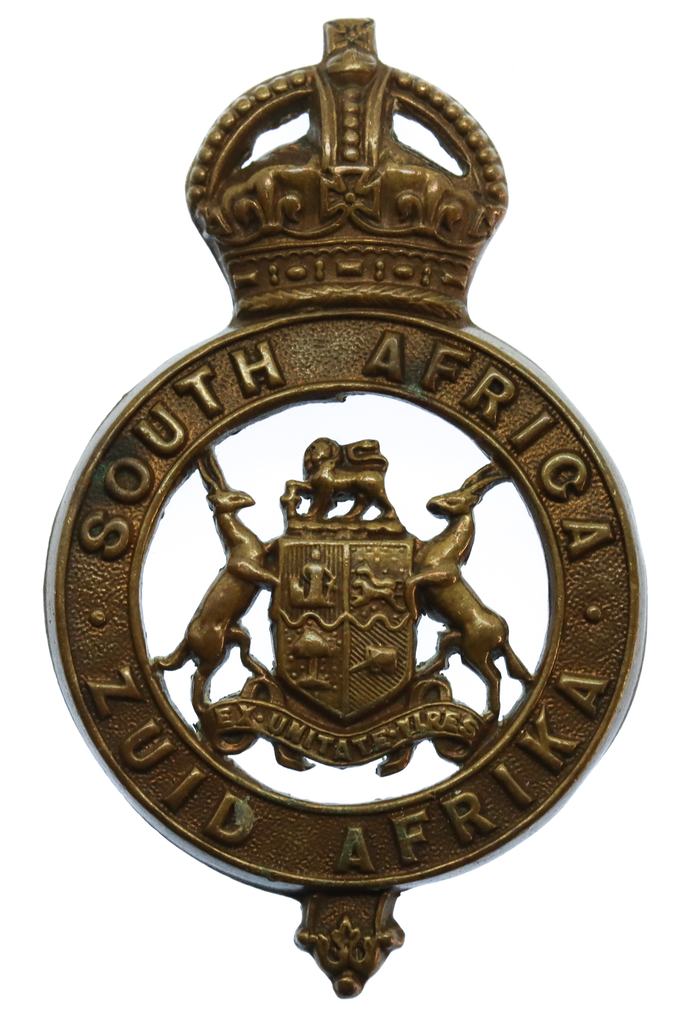 South Africa Instructional Corps (2nd Africa) Cap Badge - King's Crown
