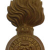 Royal Fusiliers (City of London Regiment) Fur Cap Grenade Badge - King's Crown