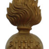 Royal Dublin Fusiliers Fur Cap Grenade Badge