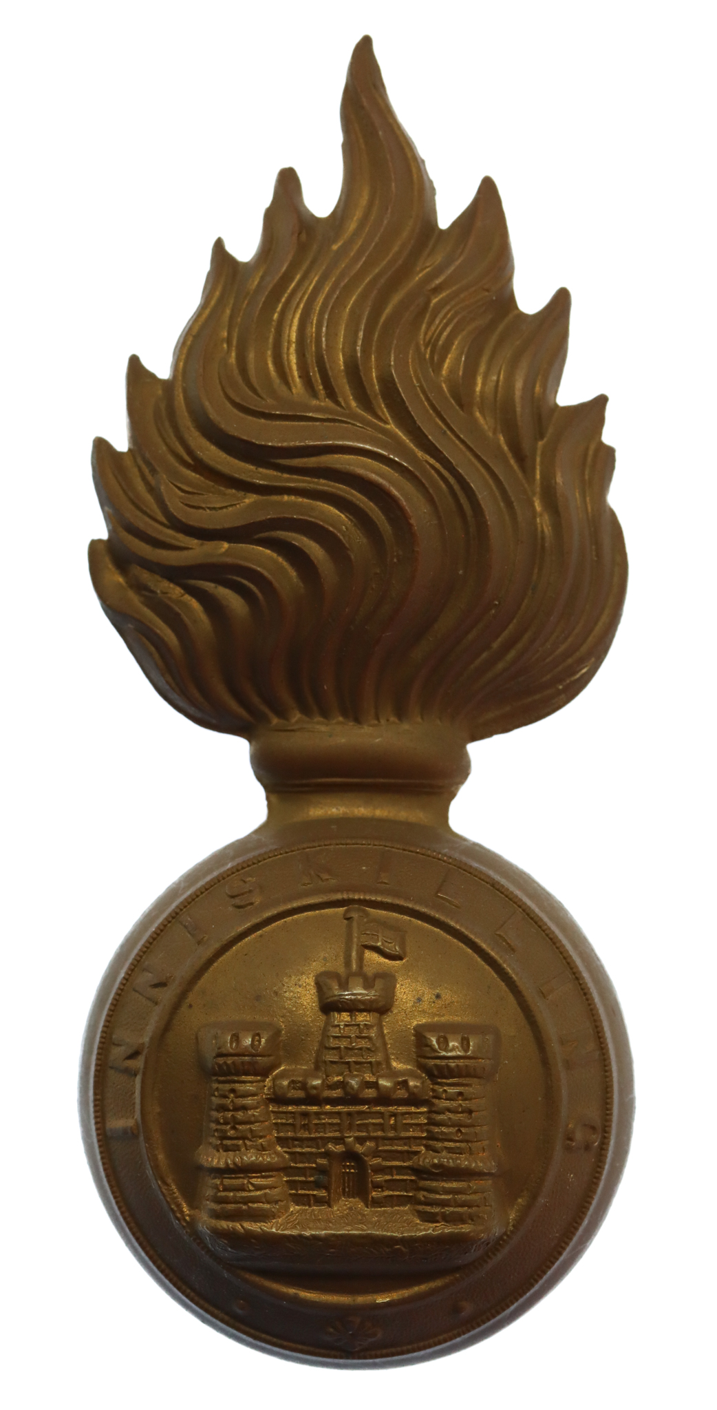 Royal Inniskilling Fusiliers Fur Cap Grenade Badge