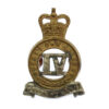 4th Queen's Own Hussars Collar Badge - Queen's Crown