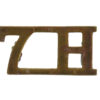 7th Hussars (7H) Shoulder Title