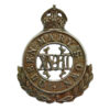 18th Hussars (Queen Mary's Own) Collar Badge - King's Crown